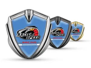 Badge Self Adhesive Alloy Finish Stainless Steel